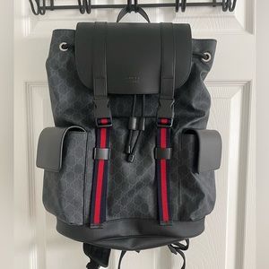 GG Black Supreme Backpack